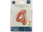 Ballon Chiffre 4 Rose Gold 86cm