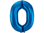 Ballon Chiffre 0 Bleu 86cm