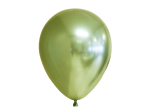 10 Mirror balloons 12" light green