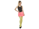 Mini-jupe Ruffles rose fluo