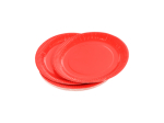 SET DE 20 ASSIETTES VITAMINE EN CARTON D18CM ROUGE SANS FILM PLASTIQUE