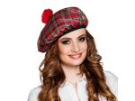 Béret Mrs Tartan