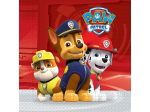 20 Two-Ply Paper Napkins 33x33cm - Paw Patrol Ready for Action