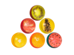 Set 6 Balles rebondissantes Fruits