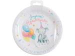 Assiette Zoo party Multicolore