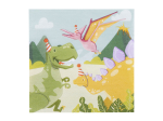 Set 20 Serviettes en papier Dino party