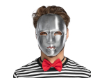 Pc. Masque visage Mime argent