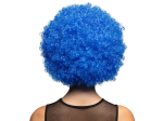 Perruque Afro Bleu