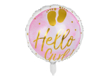 Ballon aluminium 'Hello Girl!'
