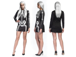 Costume adulte Skeleton babe (M)