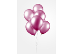 Ballon Rose Vif - Effet Perle