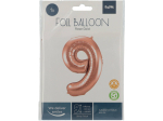 Ballon Chiffre 9 Rose Gold 86cm