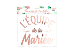 TRANSFERT TEXTILE "EQUIPE MARIEE"