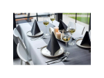 Chemin de table Gala Dark Grey