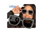 Lunettes party Bling bling