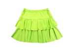 Mini-jupe Ruffles vert fluo