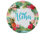 Assiette Aloha Multicolore Ø 22.5 cm Sachet de 10 pièces