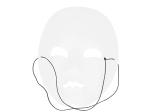 Pc. Masque visage Mime or