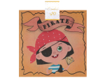 Serviette Pirate Multicolore 33 x 33 cm Sachet de 20 pièces