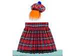 ECOSSAIS (kilt, chapeau avec cheveux)