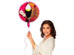 Ballon en aluminium Toucan Tropique