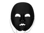 Pc. Masque visage Mime noir