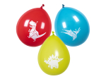 Set 6 Ballons en latex Dino party