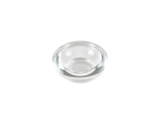 PHOTOPHORE EN VERRE TRANSPARENT POUR BOUGIE CHAUFFE-PLAT D7,5*H2,5CM