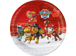 8 Paper Plates Large 23cm - Paw Patrol Ready For Action