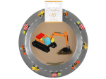 Assiette En chantier Multicolore Ø 22.5 cm Sachet de 10 pièces