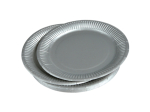 SET DE 20 ASSIETTES EN CARTON D23CM ARGENT