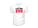 T SHIRT "C EST MON EVG"