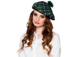 Béret Mrs Tartan