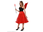 JUPE/JUPON EN TULLE ROUGE 65 cm