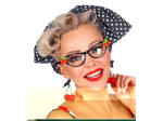 50's CHERRY SET (lunettes, boucles d'oreilles, foulard)