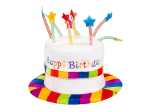 Chapeau enfant Rainbow pie 'Happy Birthday'