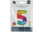 Ballon Chiffre 5 Multicolore 86cm