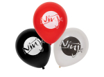 Ballons en latex 'Ninja' 3 couleurs double face