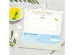 Carte cadeau et enveloppe "colombe félicitations"