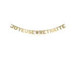 GUIRLANDE LETTRES "JOYEUSE RETRAITE"