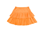 Mini-jupe Ruffles orange fluo