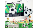 Drapeau polyester Football 'HAPPY BIRTHDAY'.