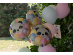 Ballon Alu Panda Multicolore