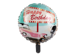 Ballon en aluminium Rock 'n Roll 'Happy Birthday'