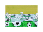 Set 10 Assiettes en papier Football