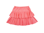 Mini-jupe Ruffles rose fluo