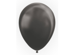 Ballon Noir - Effet Metallic