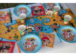 Assiette Pirate Multicolore Ø 22.5 cm Sachet de 10 pièces