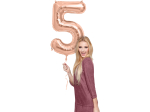 Ballon Chiffre 5 Rose Gold 86cm