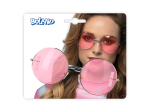 Pc. Lunettes party Hippie XL rose